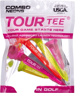 Tour Tee Combo Neon Golf Tees 5-Pack
