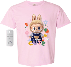 Labubu Playful Charm T-Shirt, Cute Graphic Tee for Women, Trendy Casualwear, Summer Gift, Monster Labubu, Fun Stylish Top, Gift Idea