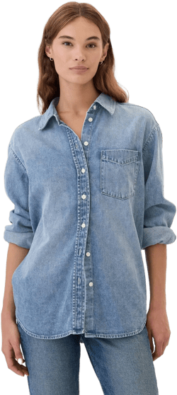 Gap Women's Denim Big Shirt