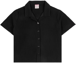 Sacre Pleated Button Up Shirt
