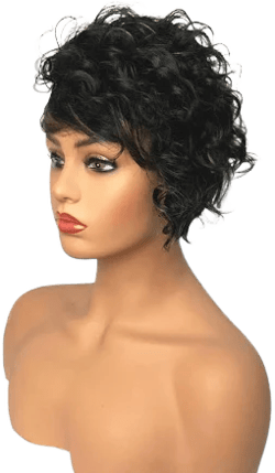 Synthetic Capless Pixie Cut Hair