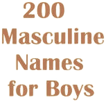 200 Masculine Names for Boys; eBook; Author - Sarah Russell