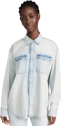 Re/Done Oversized Denim Shirt
