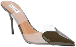 Alaïa High Love Heart Pointed Toe Mule