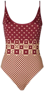 Fendi Women's Red Swimsuit
