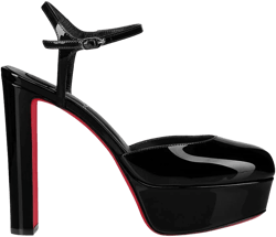 Christian Louboutin Women's Loo Patent Leather Stiletto Pumps