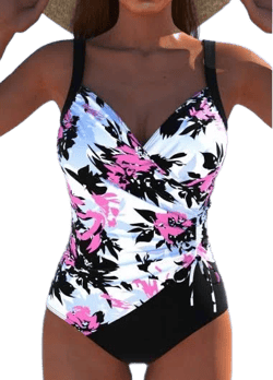Modlily Floral Print One Piece Swimwear