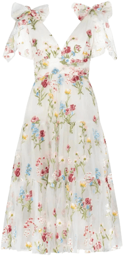 Margaret Midi Floral Puff Sleeve Dress – JessaKae