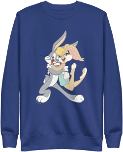 Looney Tunes Bugs and Lola Bunny Crewneck Sweatshirt