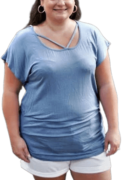 Vintage Blue Top