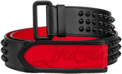 Christian Louboutin Men's Loubi Leather Belt