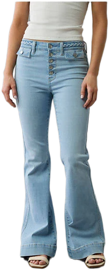 AE Next Level Super High-Waisted Flare Jeans