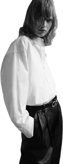 H&M Ladies Loose-Fit Cotton Shirt