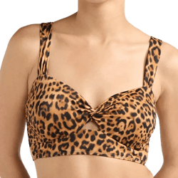Sofia Vergara Women's Twist Longline Bikini Top
