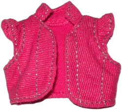 Barbie Fashionistas Pink Denim Short Jean Jacket