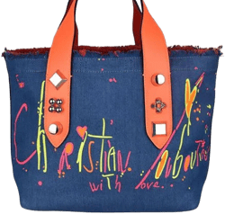 Christian Louboutin Frangibus Medium Denim Tote Bag