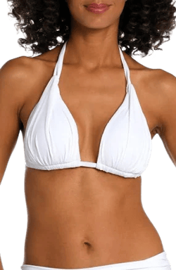 Women's La Blanca Island Goddess Halter Triangle Bikini Top