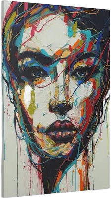 CANVAS ART Abstract Female Wall Art