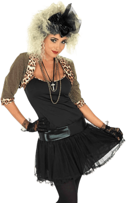Child Fun Shack 80's Star Costume Womens