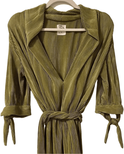 Tach Women's Silk Pleated Dress