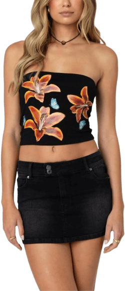 Edikted Tigerlily Tube Top