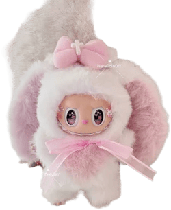 La-bubu Doll Original Fluffy Bunny Handmade Modification Version