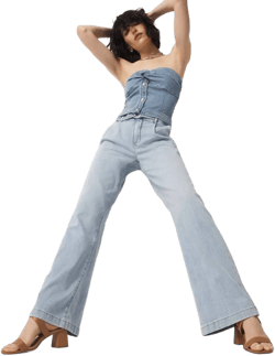 White House Black Market Women's High-Rise Pleated Jeans