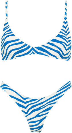 Triangl Maia Zebra Splash Bikini Set Top