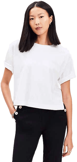 Women's Loft Jersey Modern T-Shirt