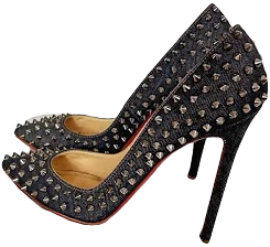 Christian Louboutin Denim Pumps