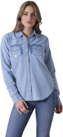 Kimes Ranch Women's Kaycee Denim Snap Shirt