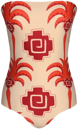 Johanna Ortiz Women's Alta Mar Bandeau One Piece Swimsuit