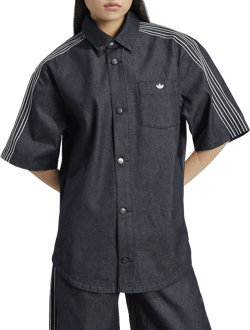adidas Originals Women's Denim Short Sleeve Shirt