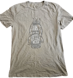 Lucky Brand Women's Grizzly Beer Tshirt