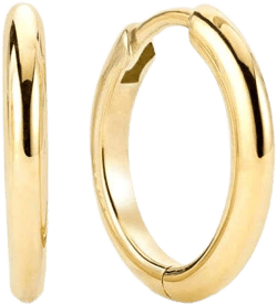 Minimalist Medium Hoop Earrings