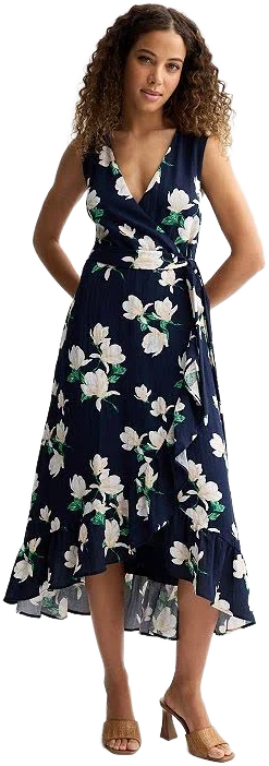 Draper James Women's Sleeveless Wrap Maxi Dress