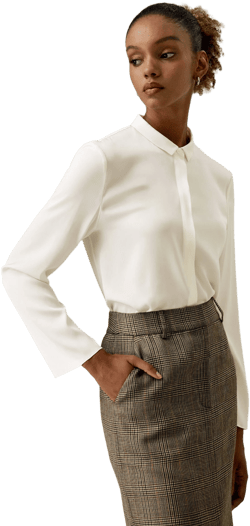 Lilysilk Women's Classic Collar Silk Shirt
