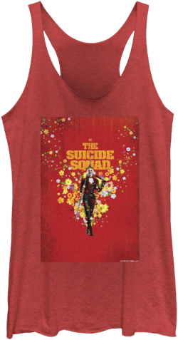 The Suicide Squad Harley Quinn Poster Racerback Tank Top