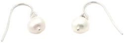 The Vintage Pearl Single Pearl Drop Earrings