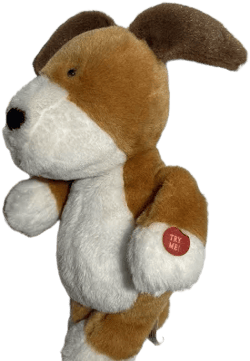 Kipper The Dog Plush Talks Mick Inkpen Stuffed Animal Figure Talking
