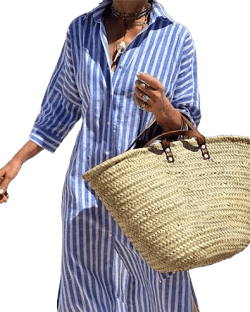Women's Regular Fit Cotton Linen Maxi Dress