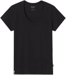 Women's Women’s Essential V-Neck – Alpaca & Pima Cotton T-Shirt