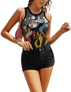 Cuphead Women's Sleeveless Tank Top