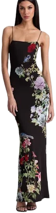 Alice + Olivia Women's Fifi Floral Maxi Dress