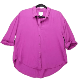 Maeve Shirt Women's 3/4 Sleeve Collared Button Up Shirt