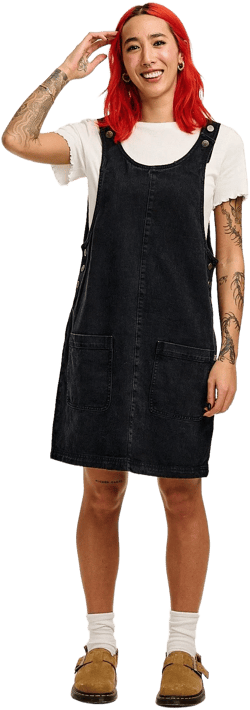 Lucy & Yak Layla Mini Denim Dress