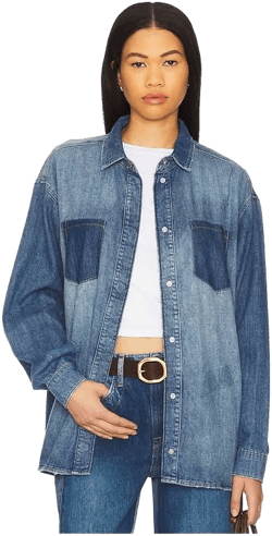 Triarchy Charlotte Oversized Denim Shirt