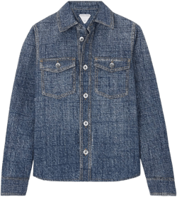 Bottega Veneta Women's Printed Denim Shirt