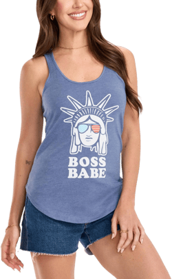 Tipsy Elves Women's Boss Babe Tank Top