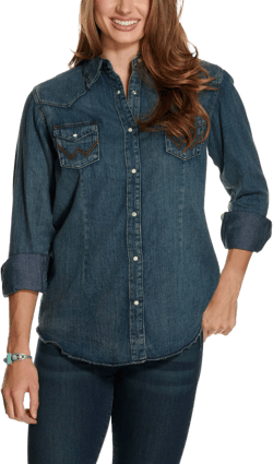 Wrangler Women's Western Denim Top